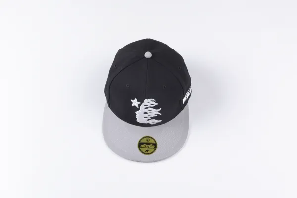 Hellstar Flame Star Snapback Cap Black / Gray Baseball Cap - 1