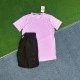 Crystal Stripe Purple + 218 Black