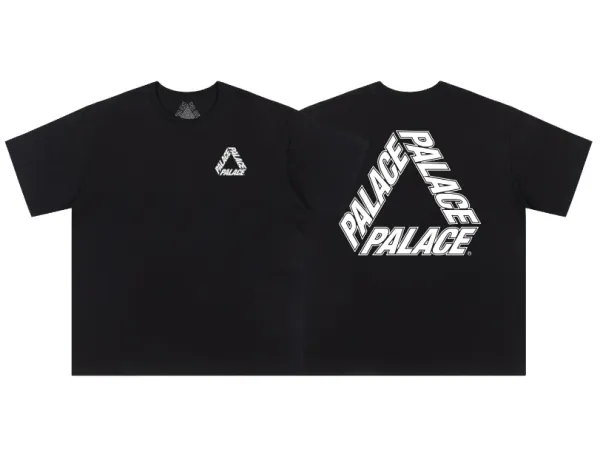 Palace Skateboards Palace Tri-Logo Black T-Shirt T-Shirts - 1