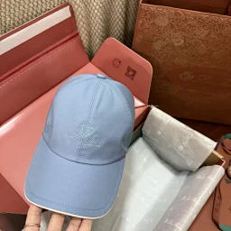 thumbnail for Baseball Cap Midnight Garden Ivory Note: The logo cannot be guaranteed. Please do not photograph if you mind! No returns or exchanges are accepted for non-quality issues