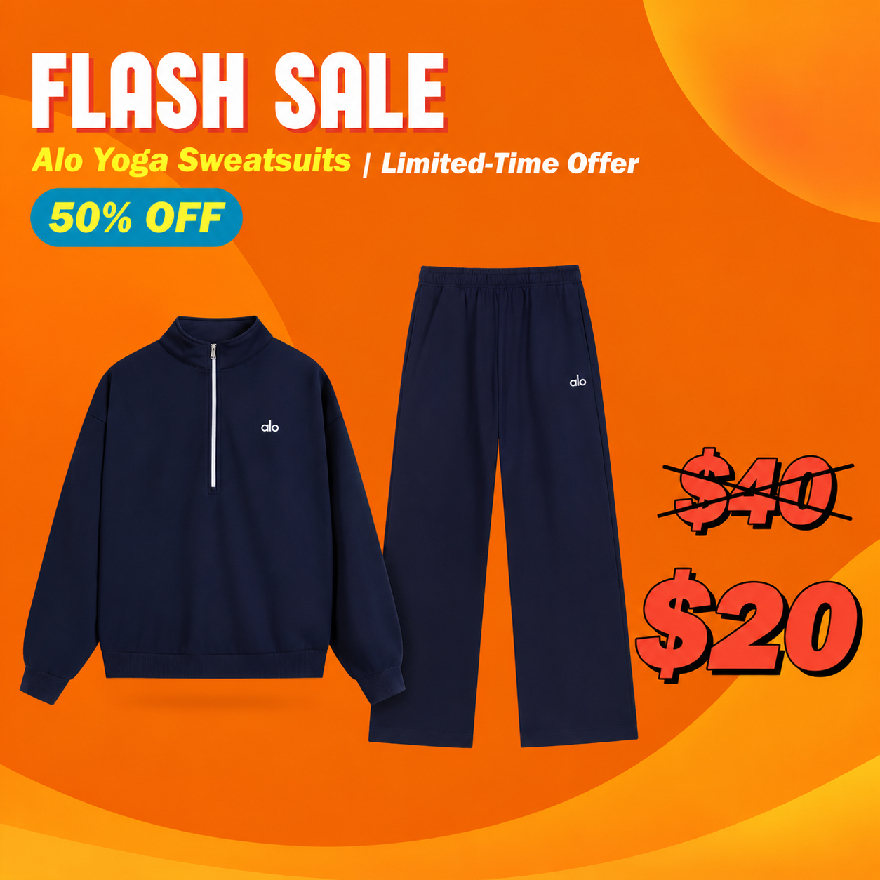 Half-Zip Hoodie Tracksuit