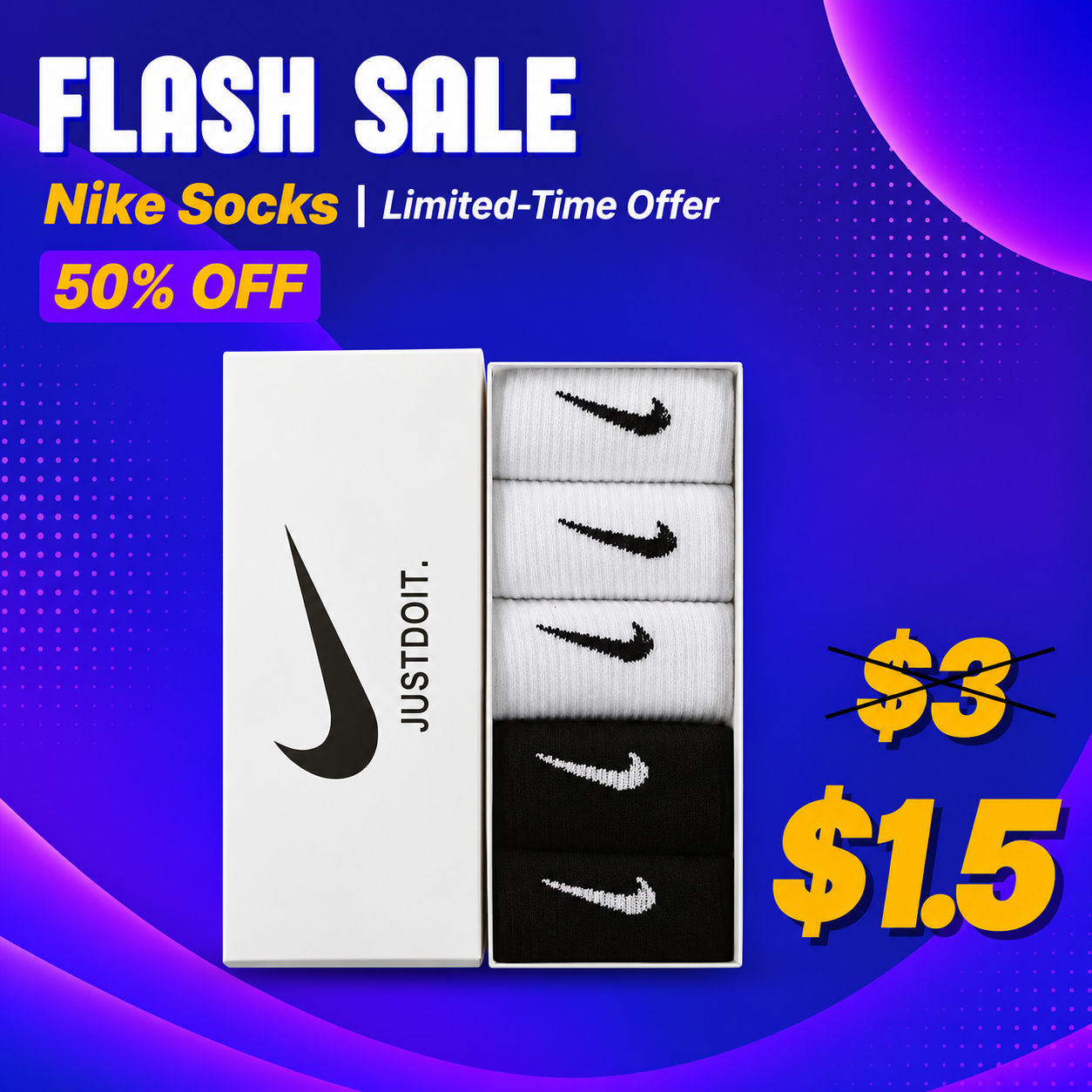 Fashion Comfortable Breathable Socks