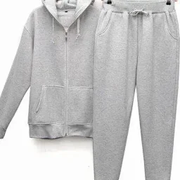 thumbnail for Men's 24 Year Autumn Cotton Full Zipper Hoodie and Pants Set D