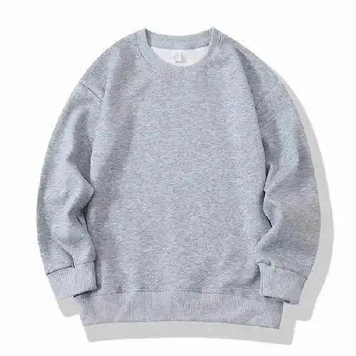 (¥104)##Basic round neck sweatshirt for men and women圆领卫衣A