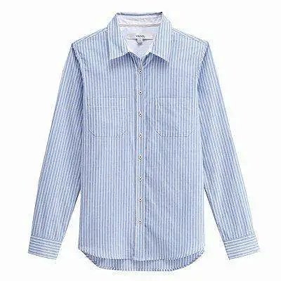 (¥158)## RL Women's 4-color fine striped shirt女款细条纹衬衫B