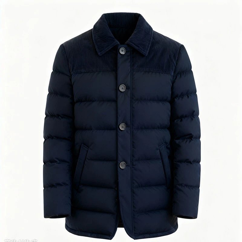 （￥285）##Diamond Quilted Jacket 翻领棉服 W/D
