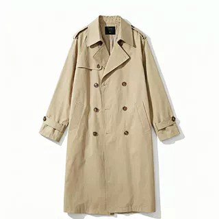 （¥298）## classic British midi-trench coat长款风衣R49  H