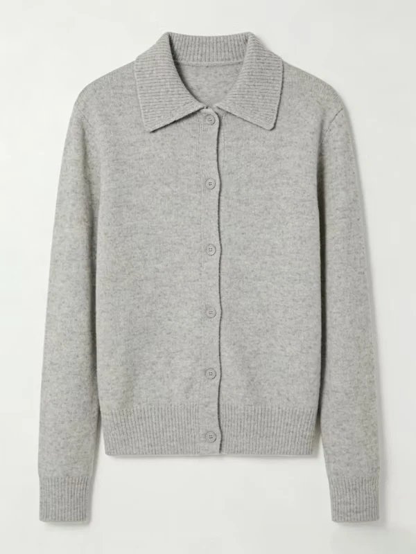 （￥178）## Women's Collar Cotton Cardigan 16针翻领开衫 P