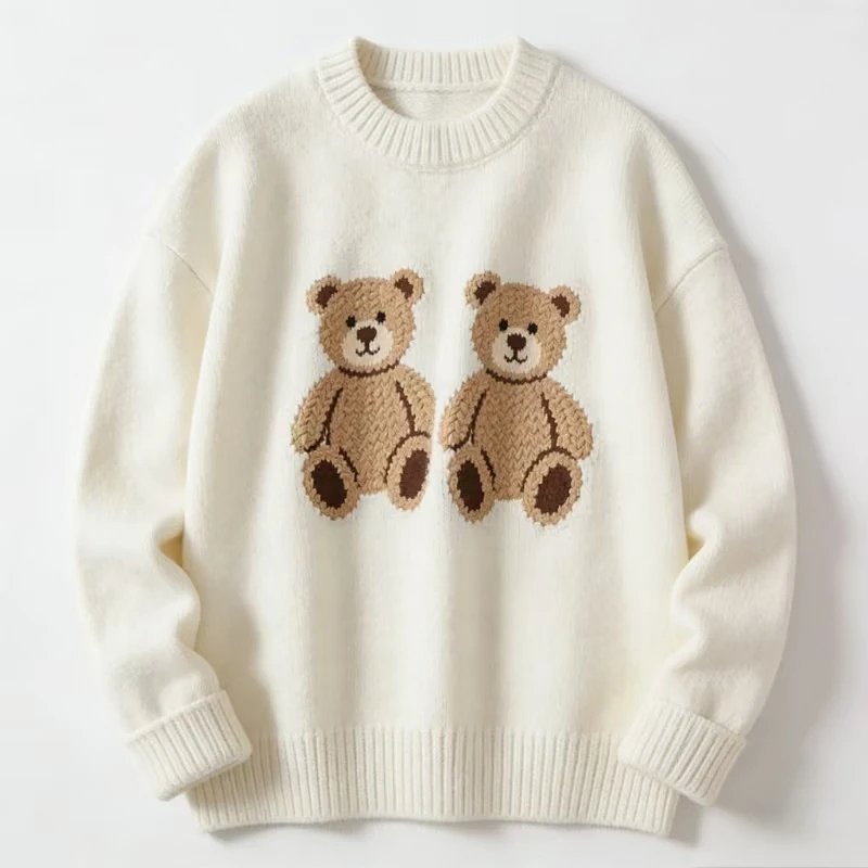 (¥338)## The Ralph & Ricky Bear Sweater 209男装双熊毛衣P
