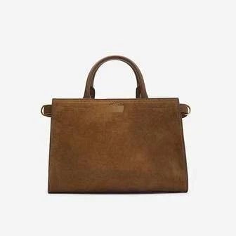 (¥288)## Cow Suede Mini Tote Bag 牛绒皮小号托特包 V