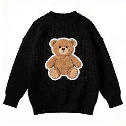 thumbnail for 100%wool bear sweater 808 wool bear sweater P