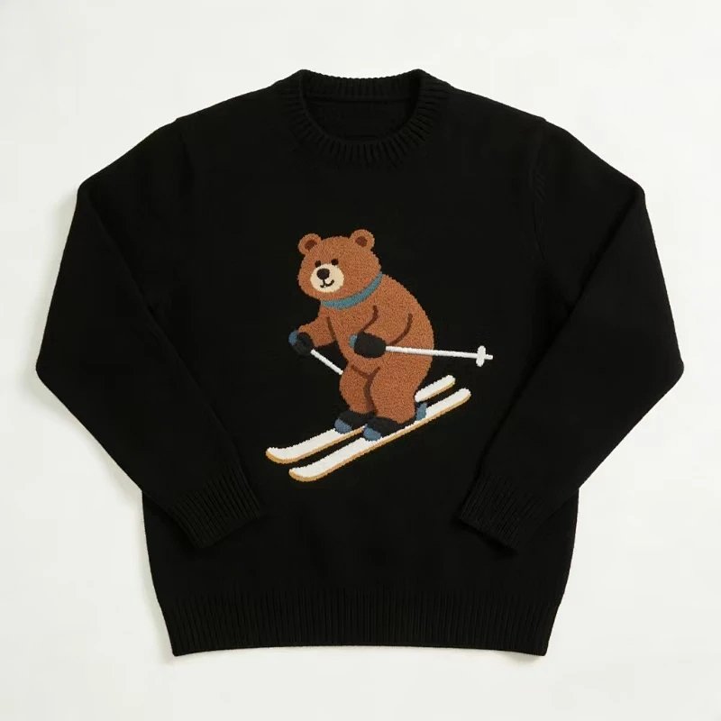 (¥270)##bear sweater unix 888滑雪小熊毛衣 P