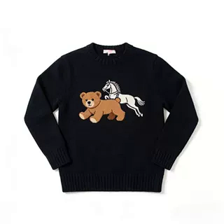 （￥368）##bear wool jumper 209战马小熊毛衣 P