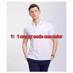 thumbnail for one-to-one new version RL custom fit Classic Polo Shirt for men men's two-button polo short-sleeved K22C