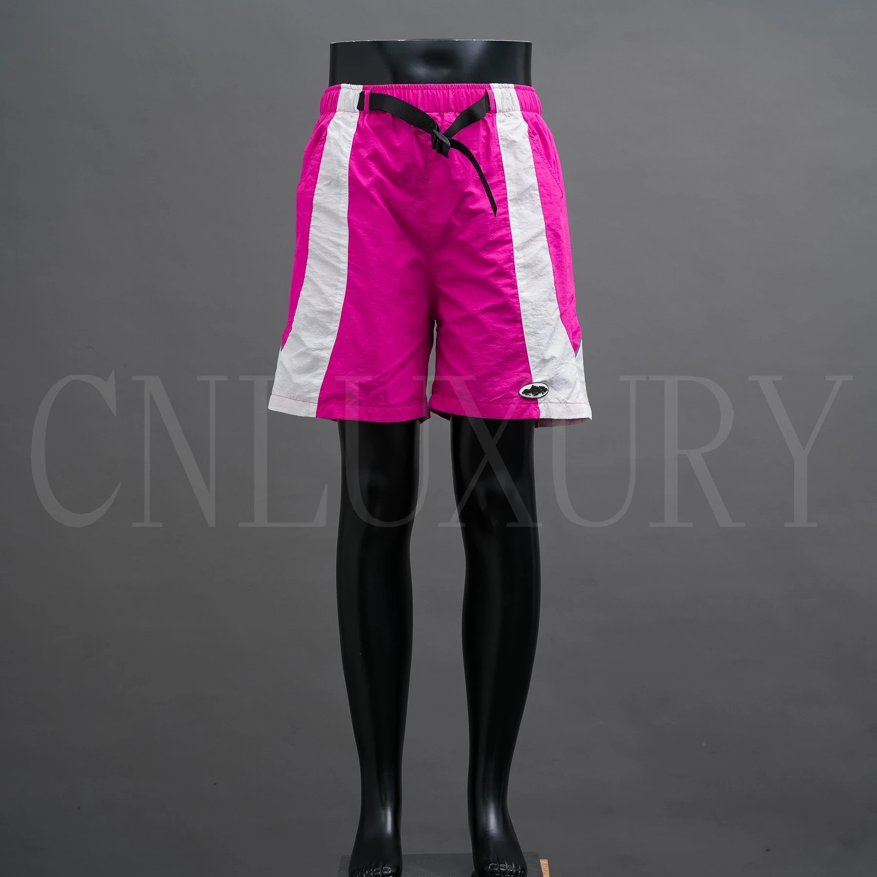 Pink White Shorts
