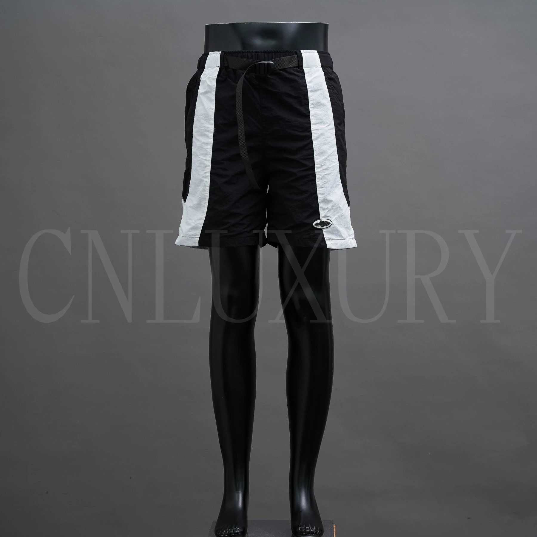 Black White Shorts