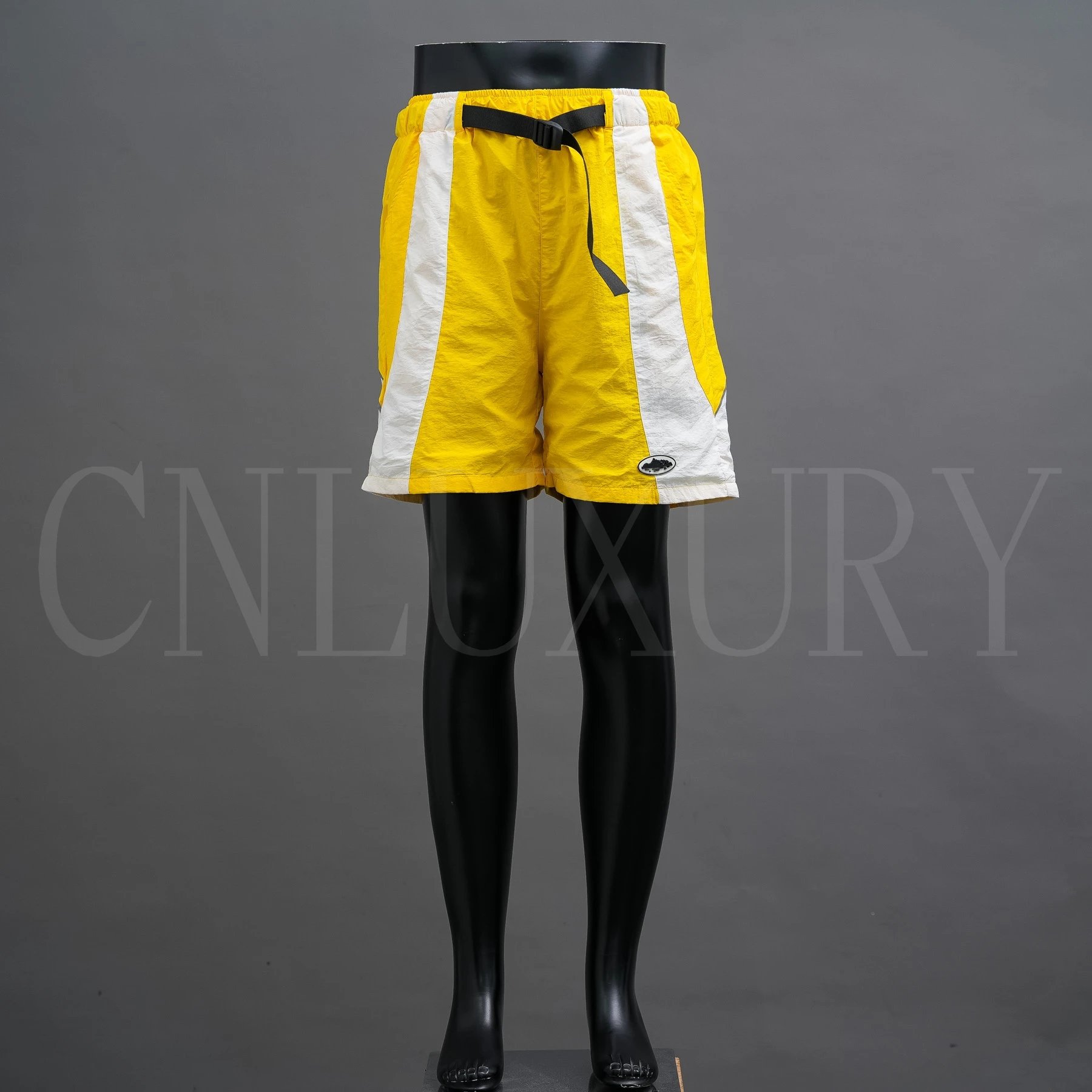 Yellow White Shorts