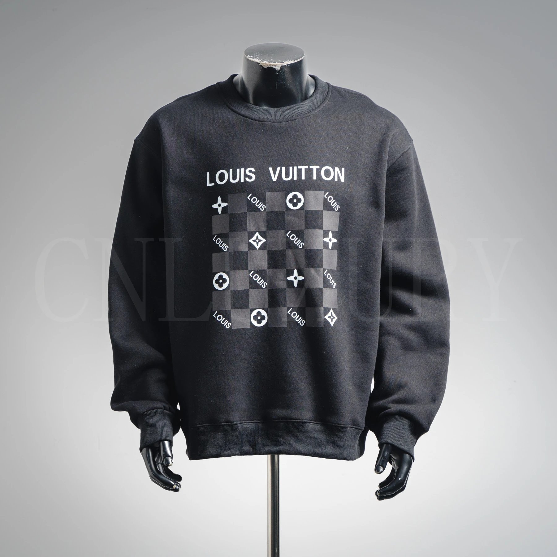 LW - 25Fw Tool Print Round Neck Sweatshirt