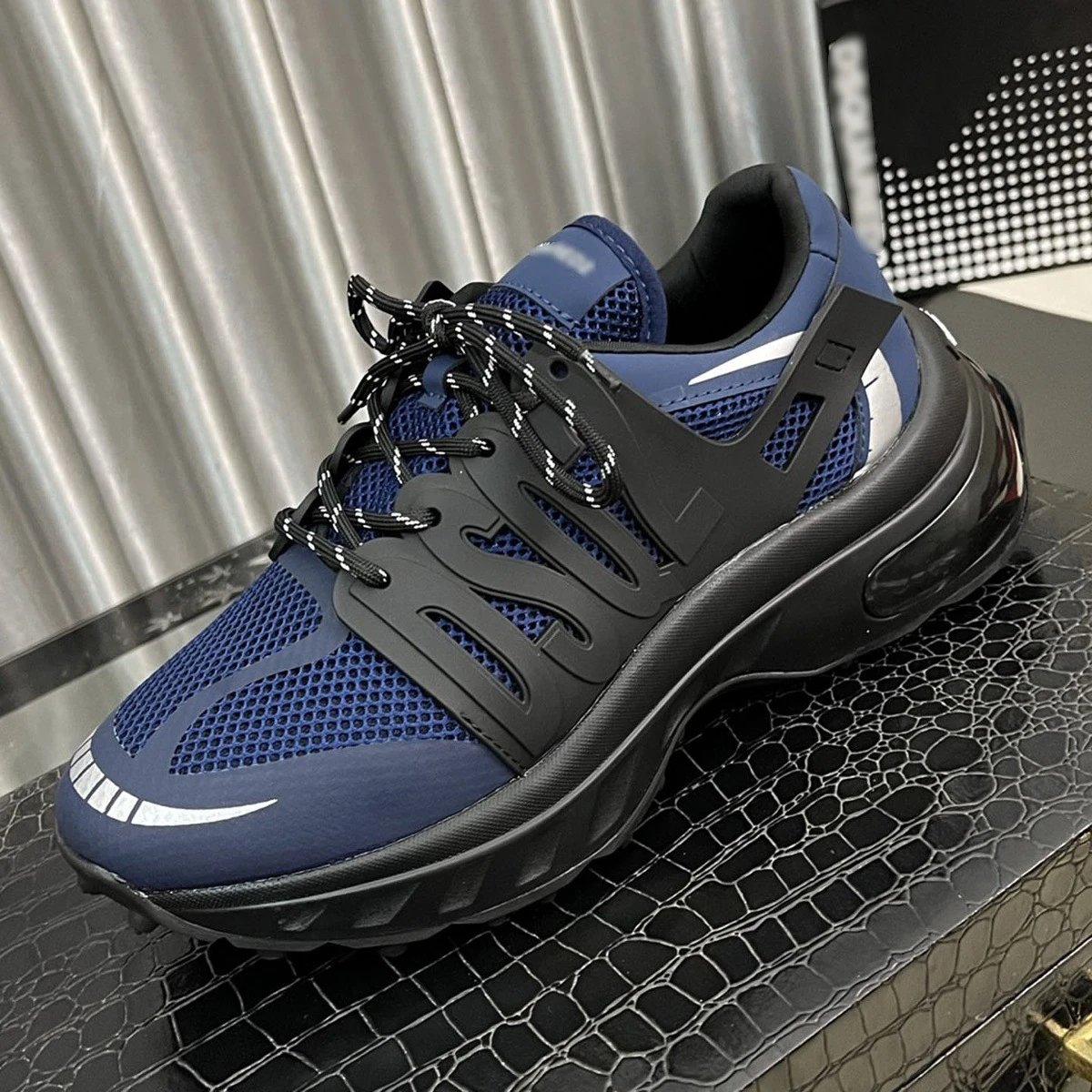 Unbranded Sneakers Mesh lace-up chunky image 4