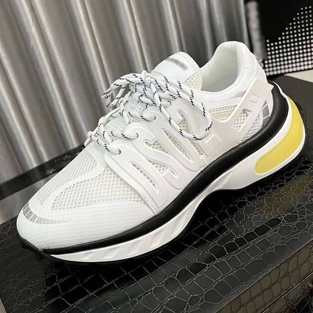 Unbranded Sneakers Mesh lace-up chunky product detail image 2