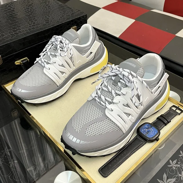 Unbranded Sneakers Mesh lace-up chunky product detail image 1
