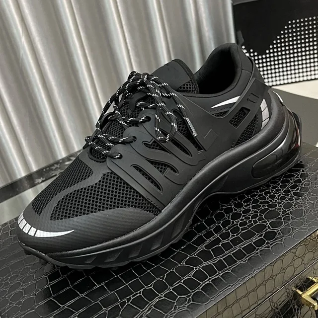 Unbranded Sneakers Mesh lace-up chunky product detail image 3