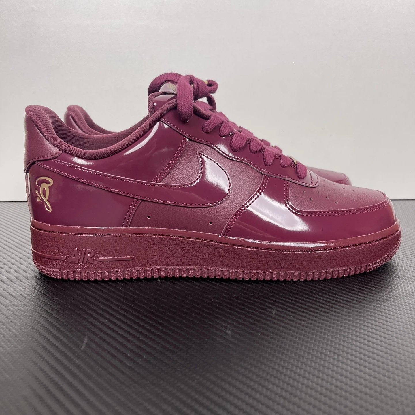 Nike Air Force 1 Low Patent Leather Dark Team Red IO4489-601