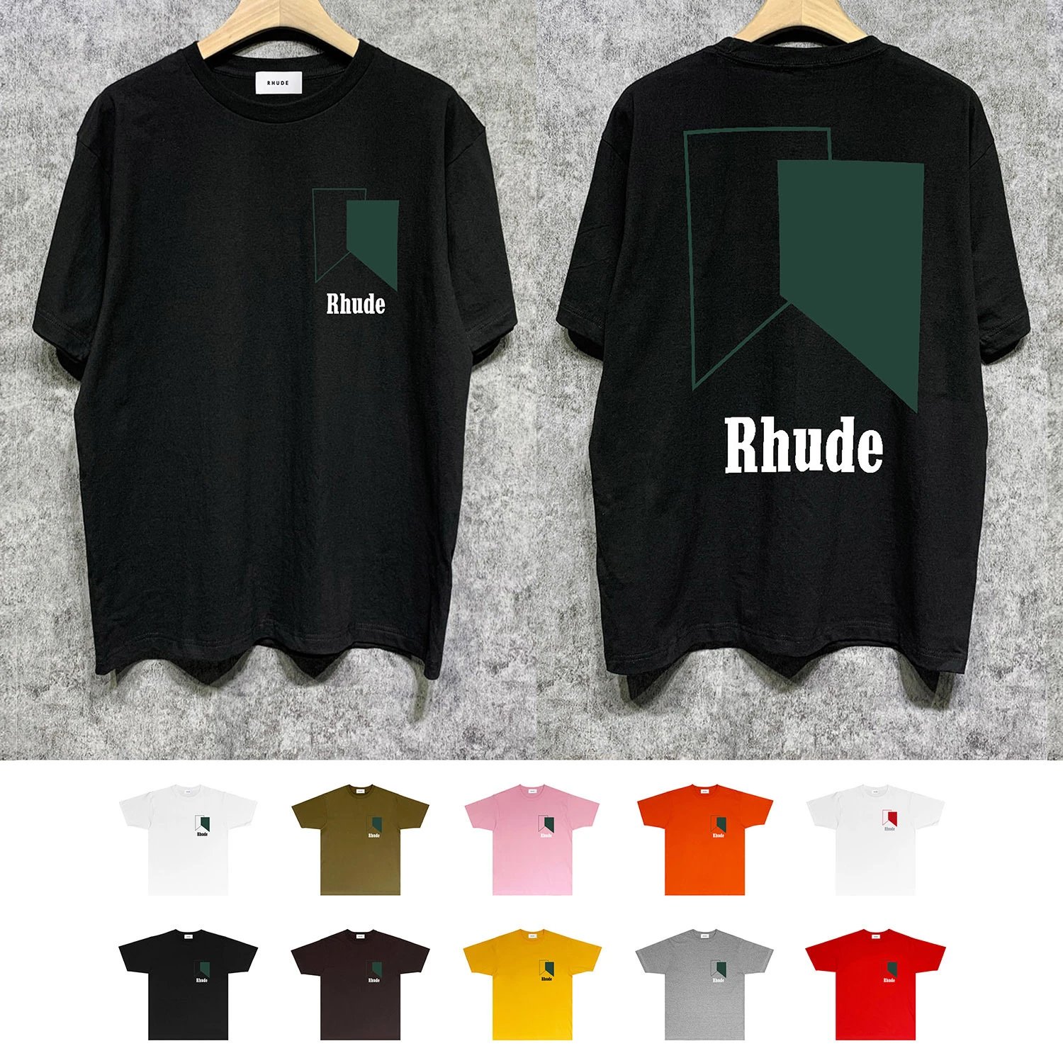 Rhude Geometric Logo T-Shirt [