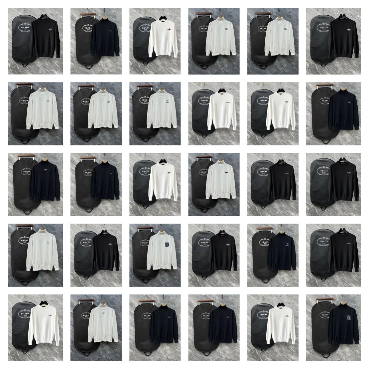 Prada Logo Embroidered Turtlen