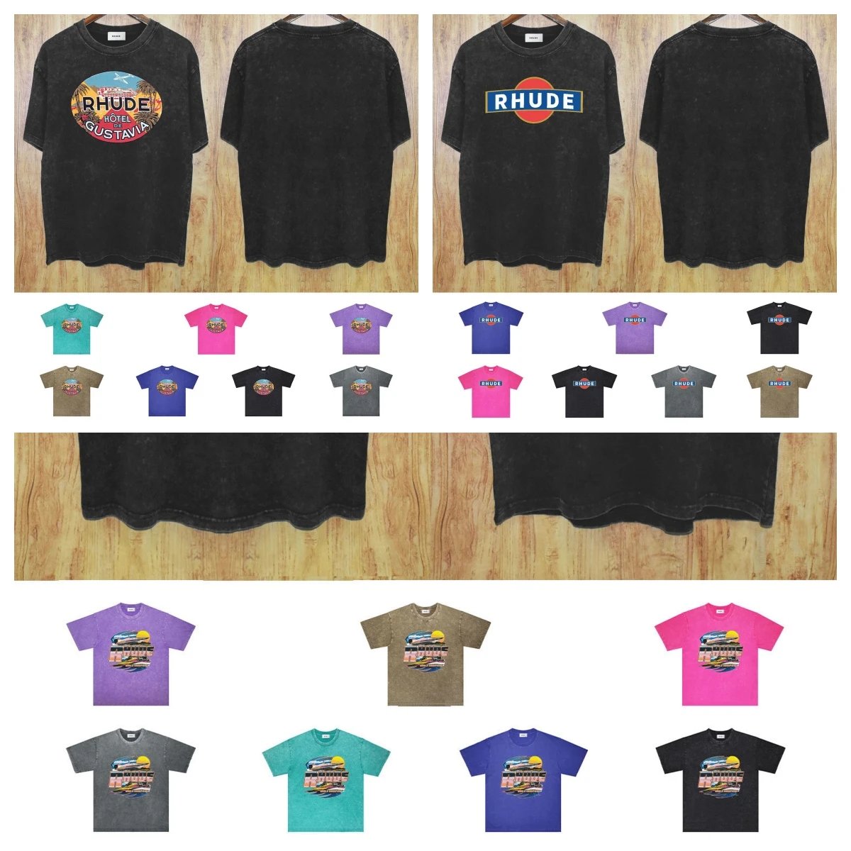 RHUDE Vintage Wash T-Shirt [18