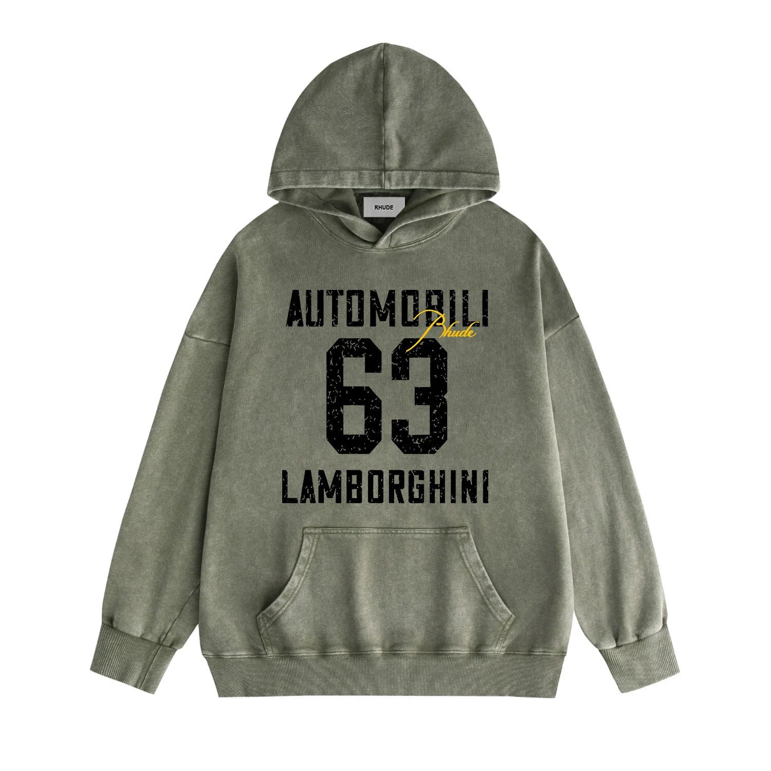 Rhude Hoodies & Sweatshirts Graphic Print Pullover Hoodie — 27