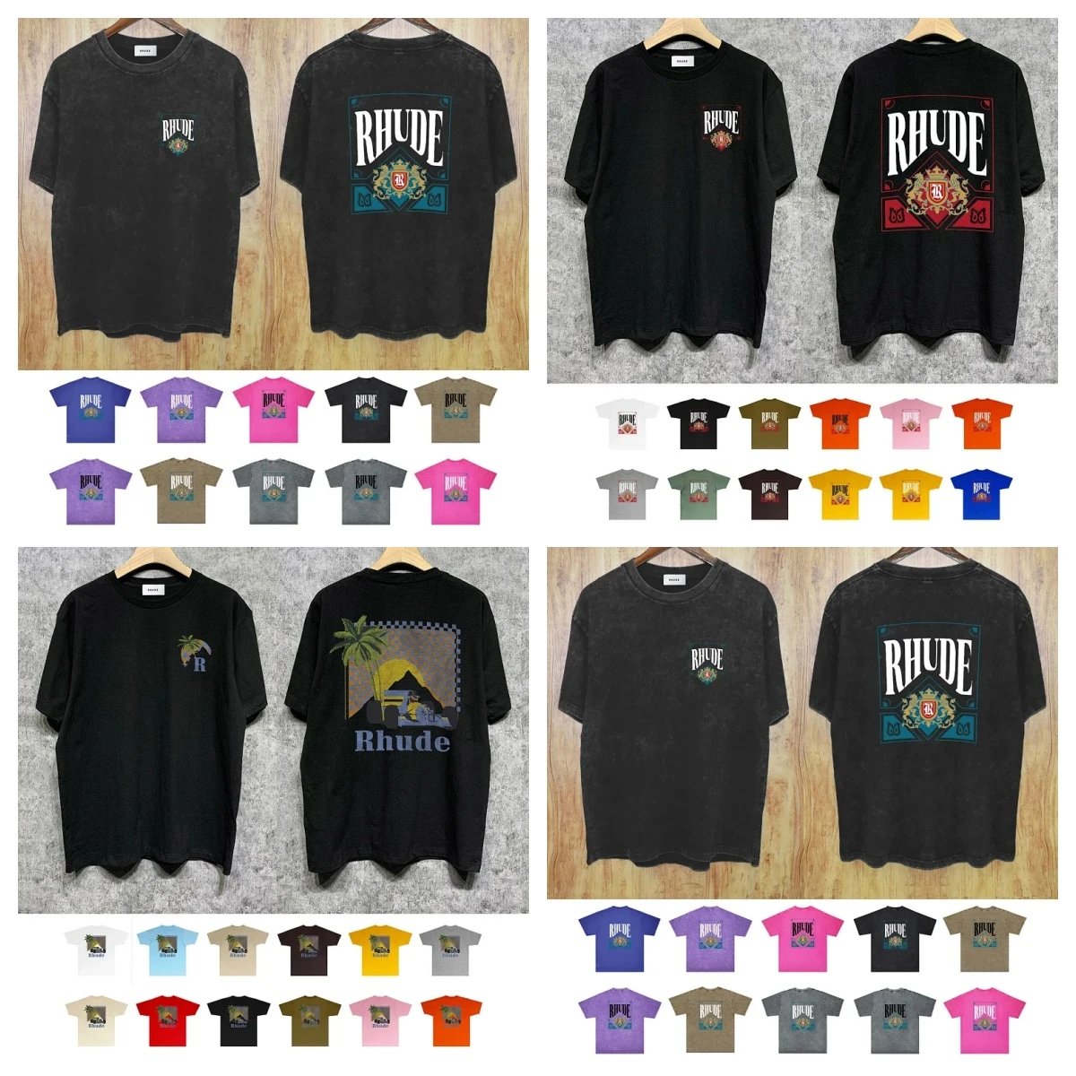 Rhude Graphic Print T-Shirt [4