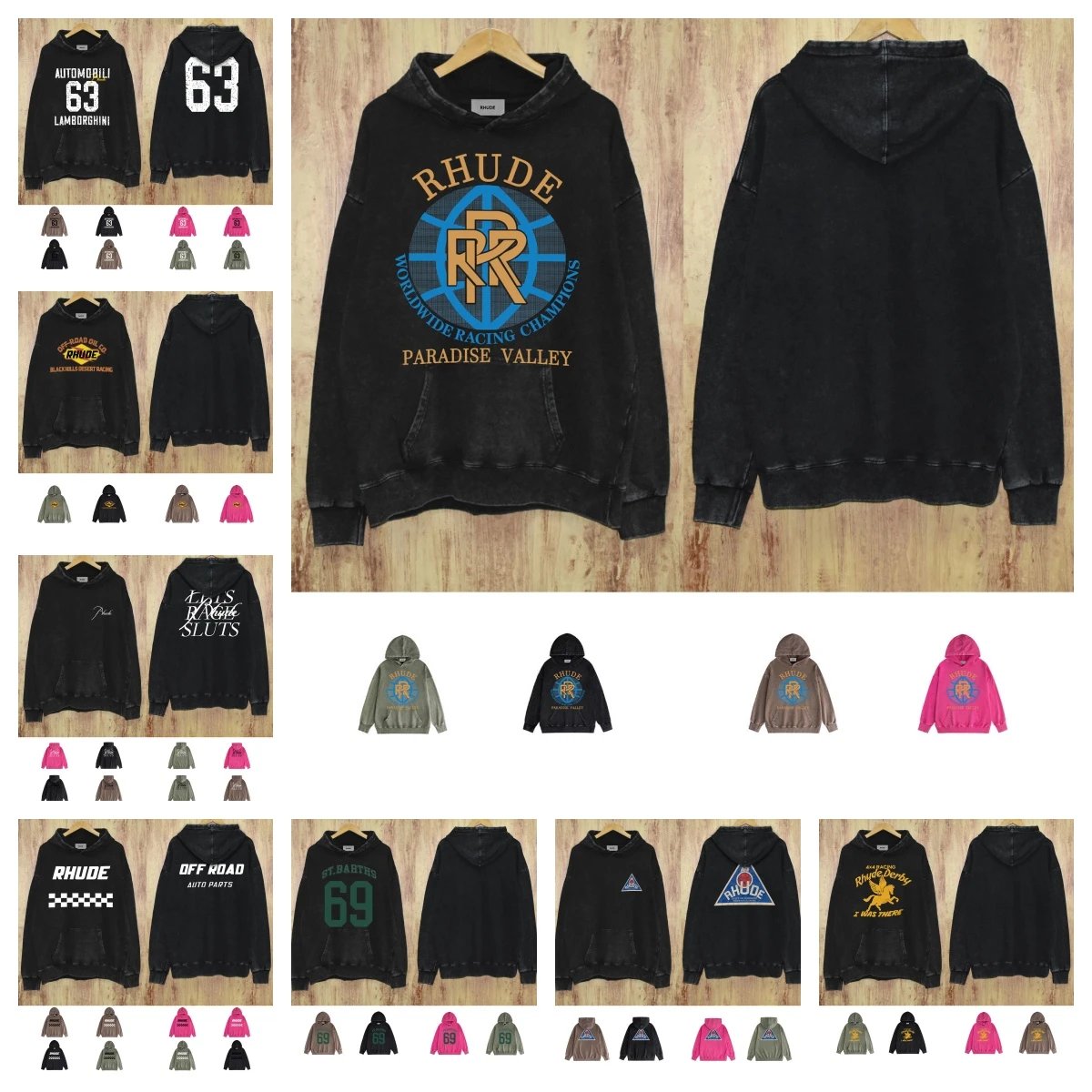 Rhude Racing Collection Hoodie