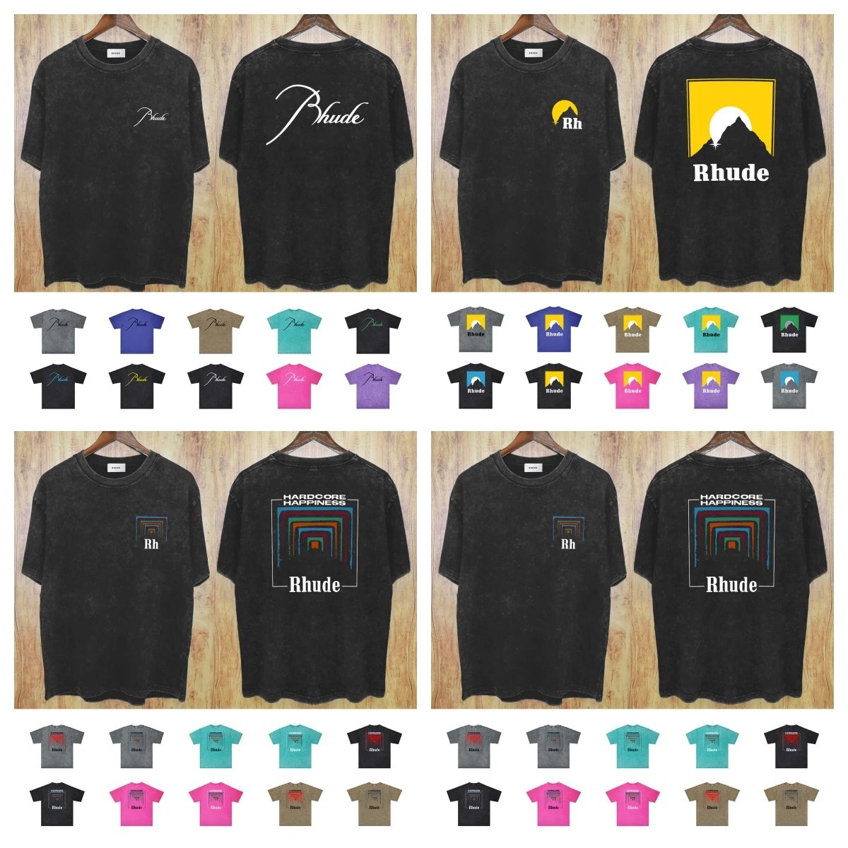 Rhude Hardcore Happiness T-Shi