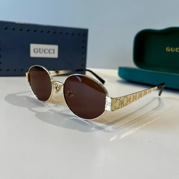 Gucci Aviator-Style Square Sunglasses Black Gradient - 11