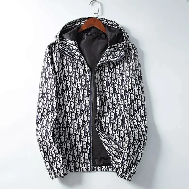 Gucci Jackets Hooded Zip-Front Windbreaker product detail image 12