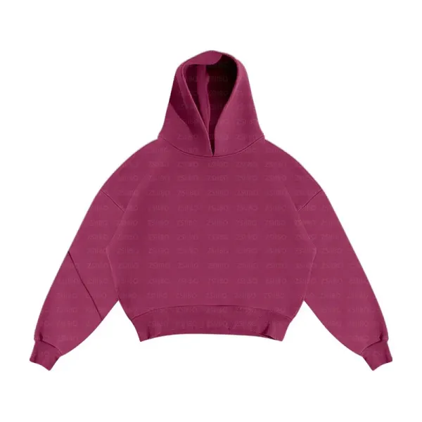 Design Saint Alexander Clo Pink Oversized Hoodie and Sweatpants Set Sets - 10