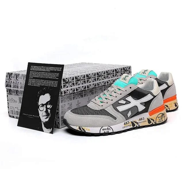 Premiata Sneakers Mick low-top graphic sole product detail image 12