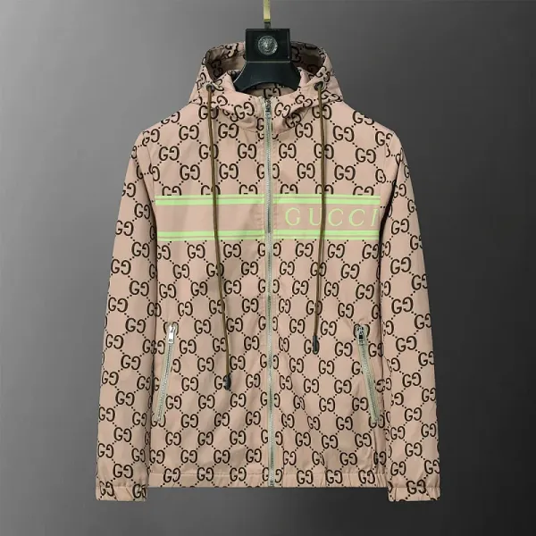 Versace Hooded Windbreaker White Outerwear - 11
