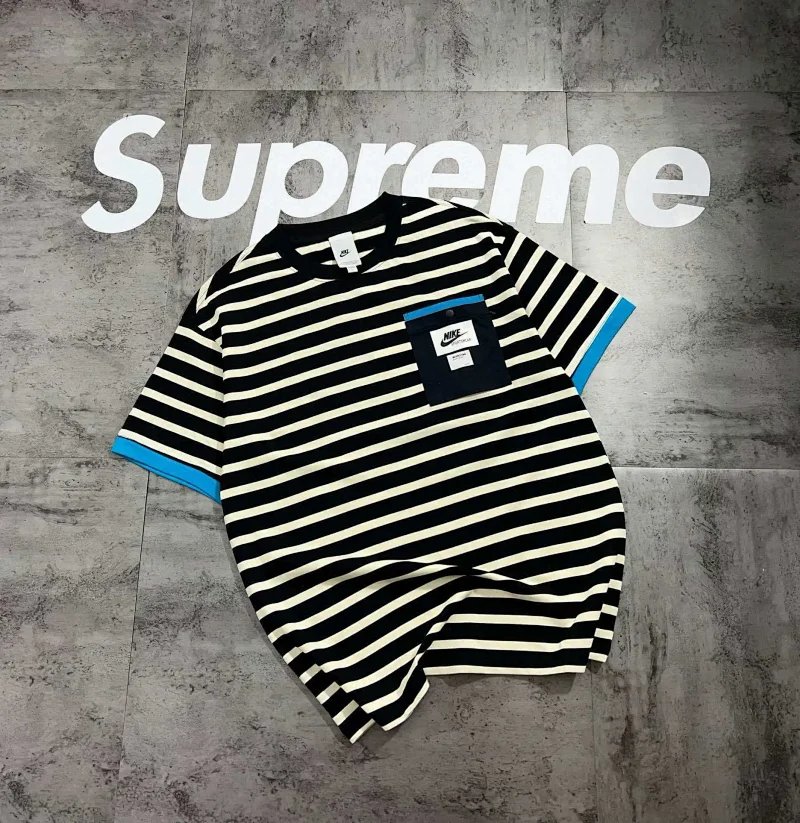 Nike x Supreme Polo Beige Pocket Graphic Polo Tops Polo - 9