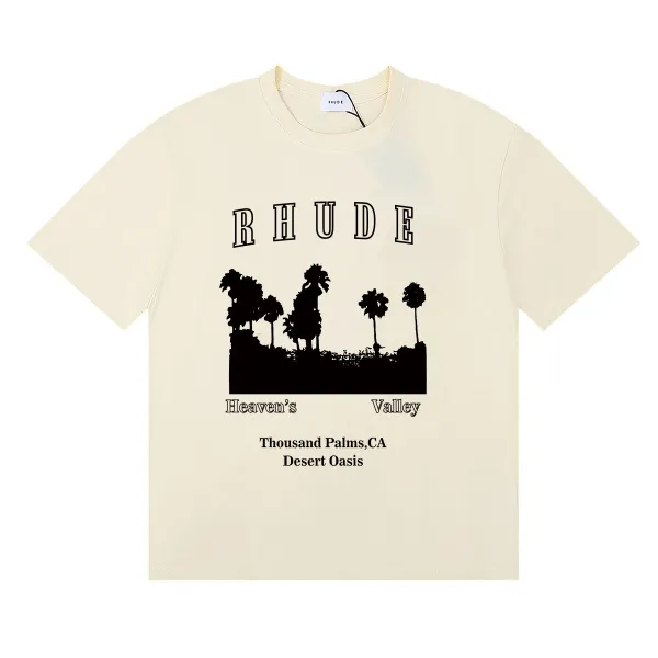 Rhude Heaven's Valley T-Shirt Beige - 1
