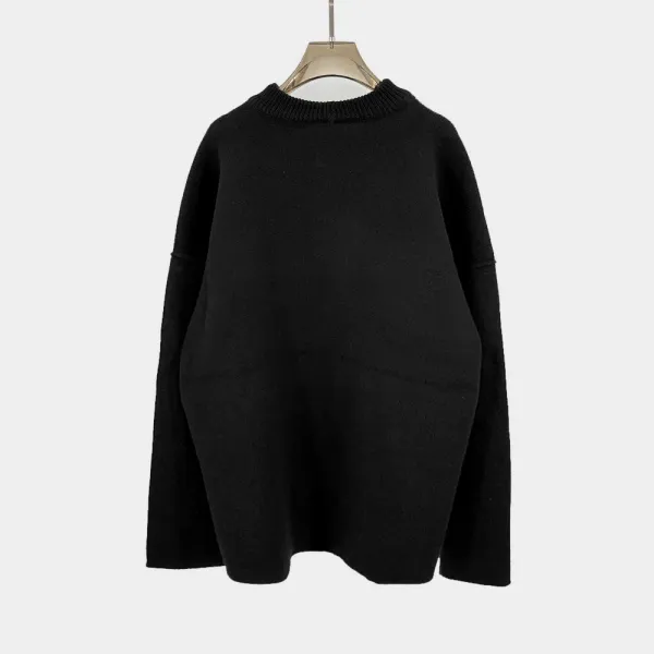 Design Porterville Arch Logo Knit Sweater Black Sweater - 4