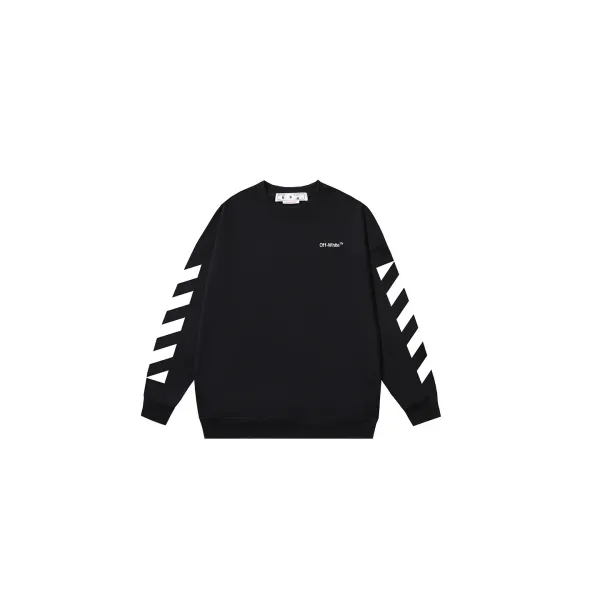 Off-White Floral X Logo Sweatshirt Beige Hoodie - 5