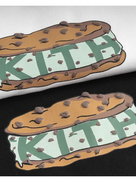 Kith Ice Cream Sandwich Black T-Shirt - 4