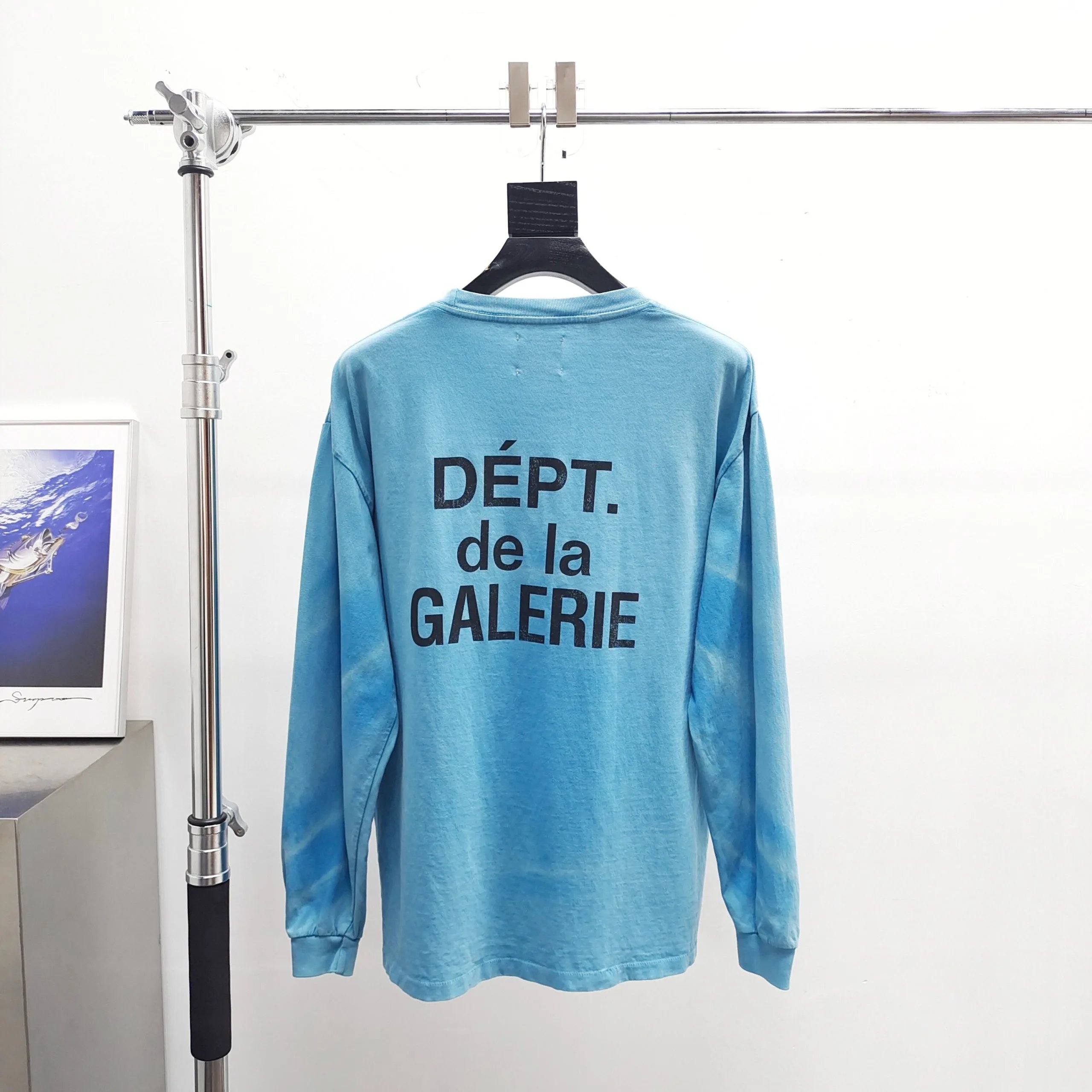 Gallery Dept. Dépt. de la Galerie Long Sleeve T-Shirt Sky Blue - 3