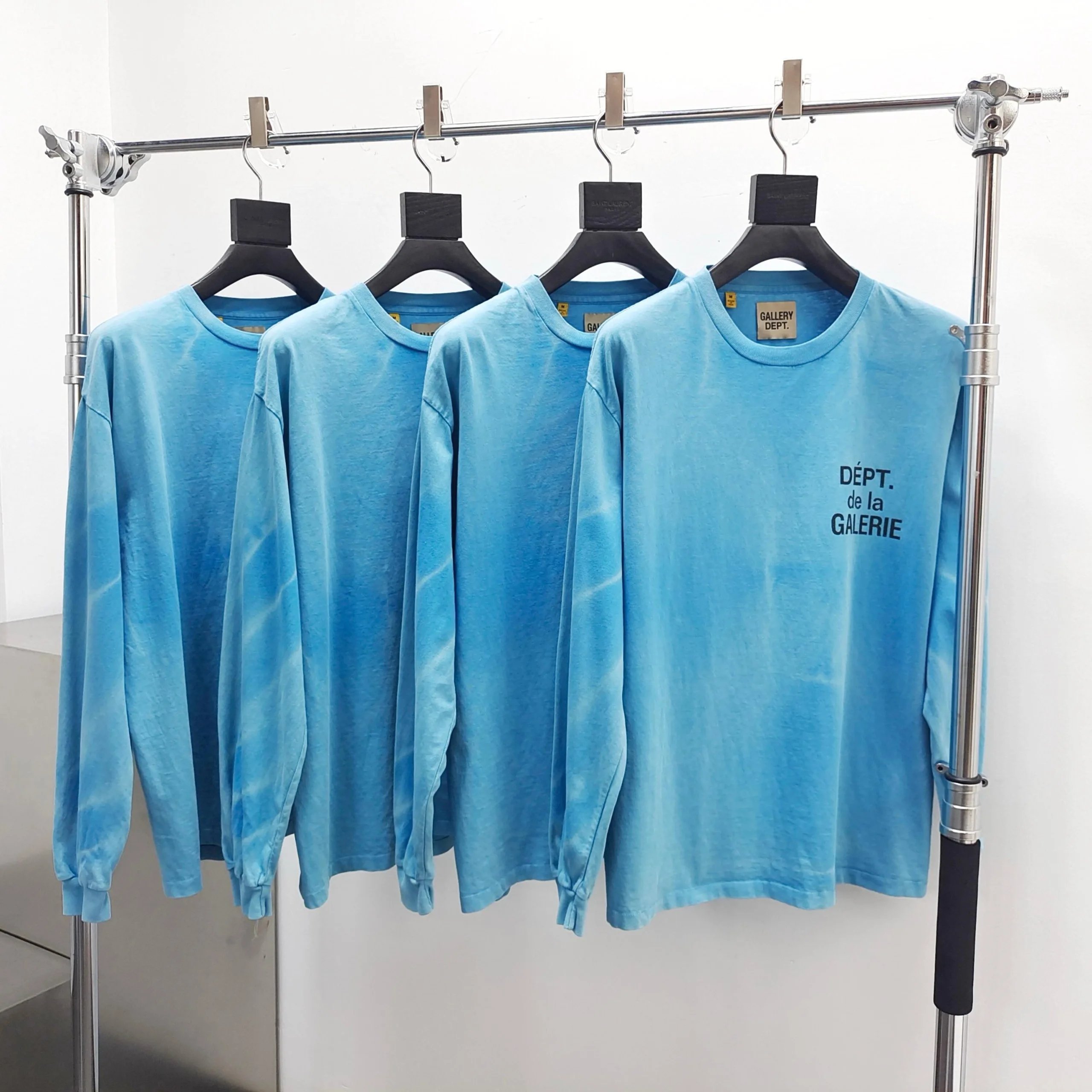 Gallery Dept. Dépt. de la Galerie Long Sleeve T-Shirt Sky Blue - 4