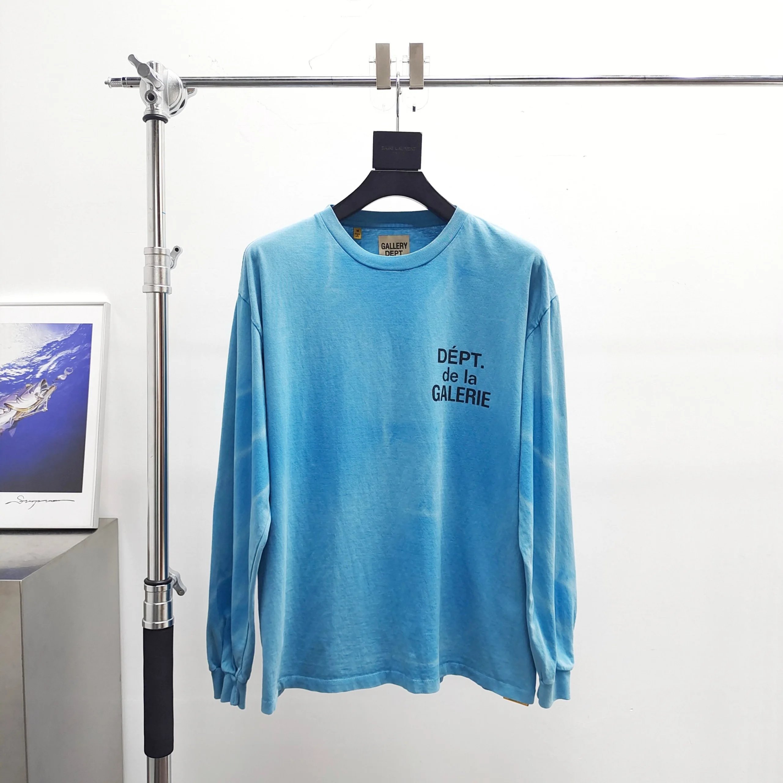 Gallery Dept. Dépt. de la Galerie Long Sleeve T-Shirt Sky Blue - 2
