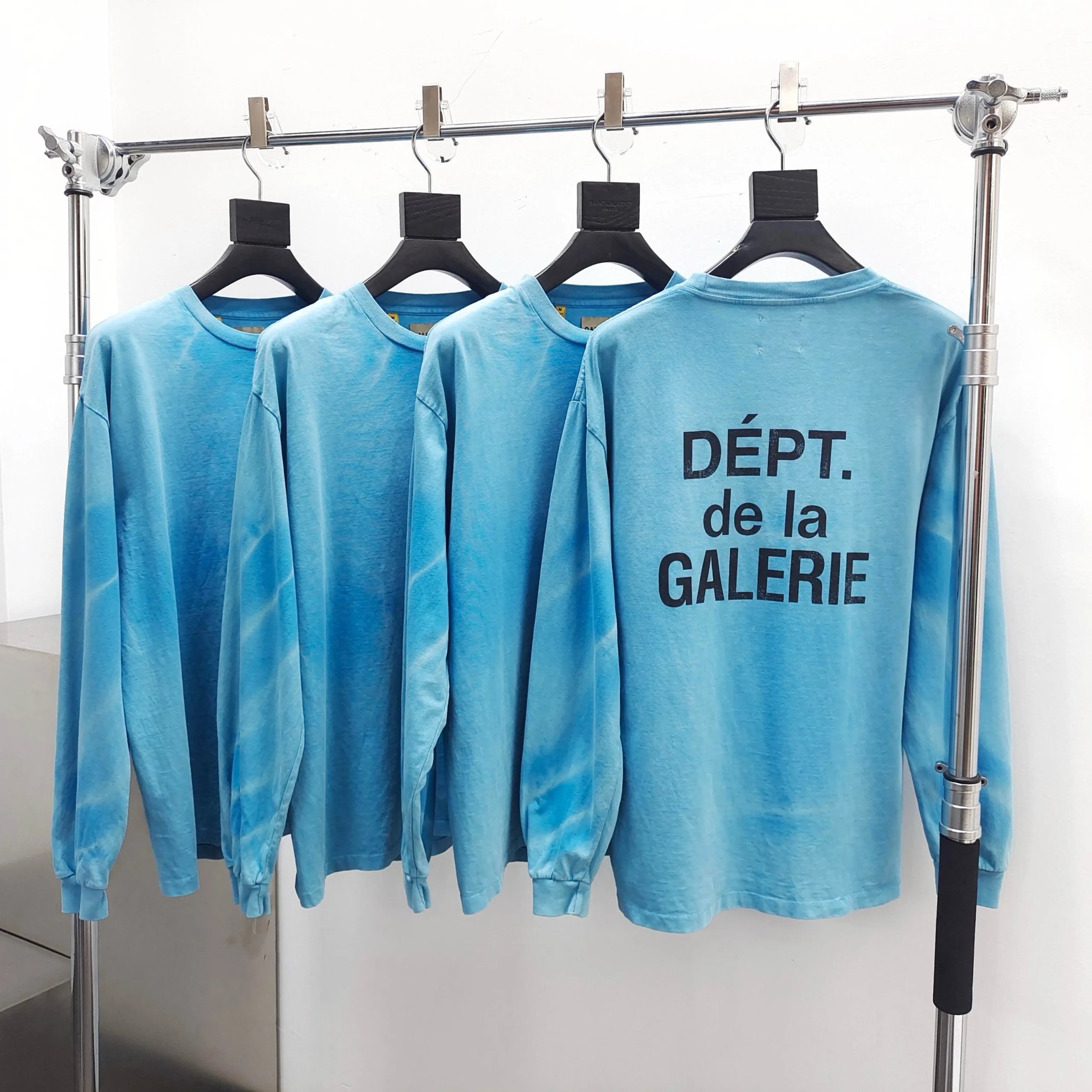 Gallery Dept. Dépt. de la Galerie Long Sleeve T-Shirt Sky Blue - 5