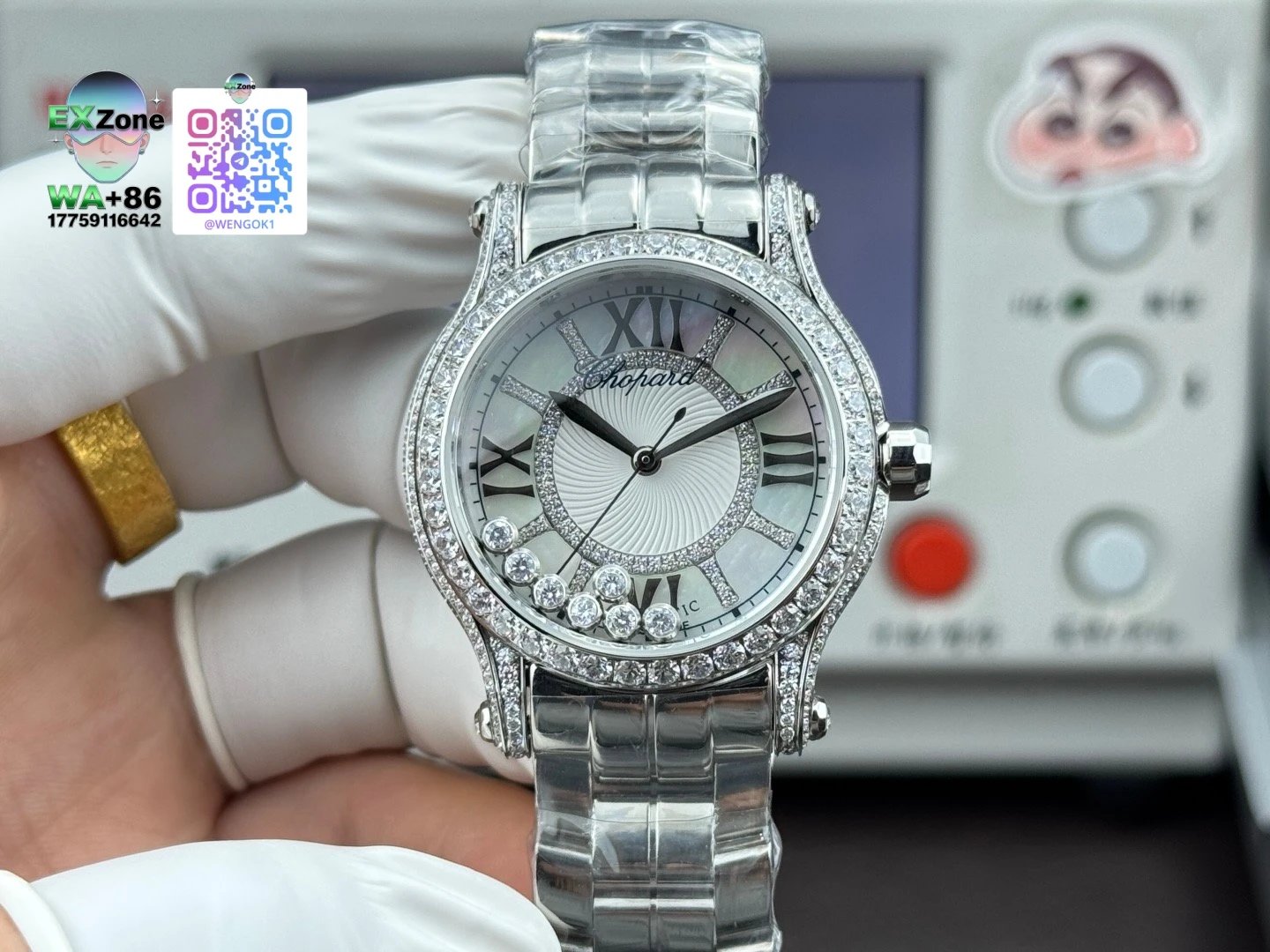 Roger Dubuis Multiple distinct watch models shown — Chopin Happy Sport Limited Edition-Silver White