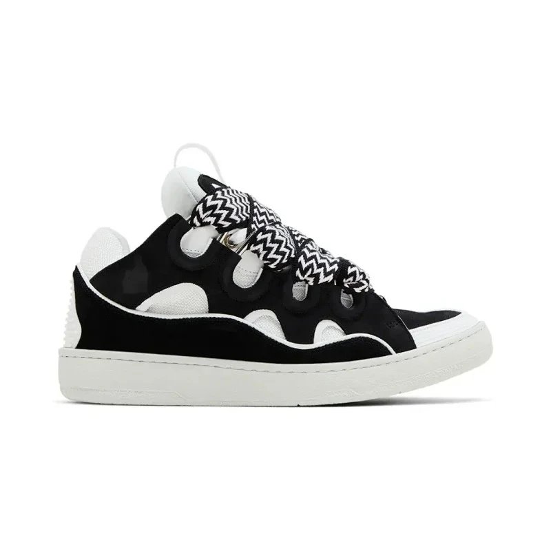 Lanvin Sneakers Curb — Black White